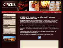 Tablet Screenshot of circus.net.nz